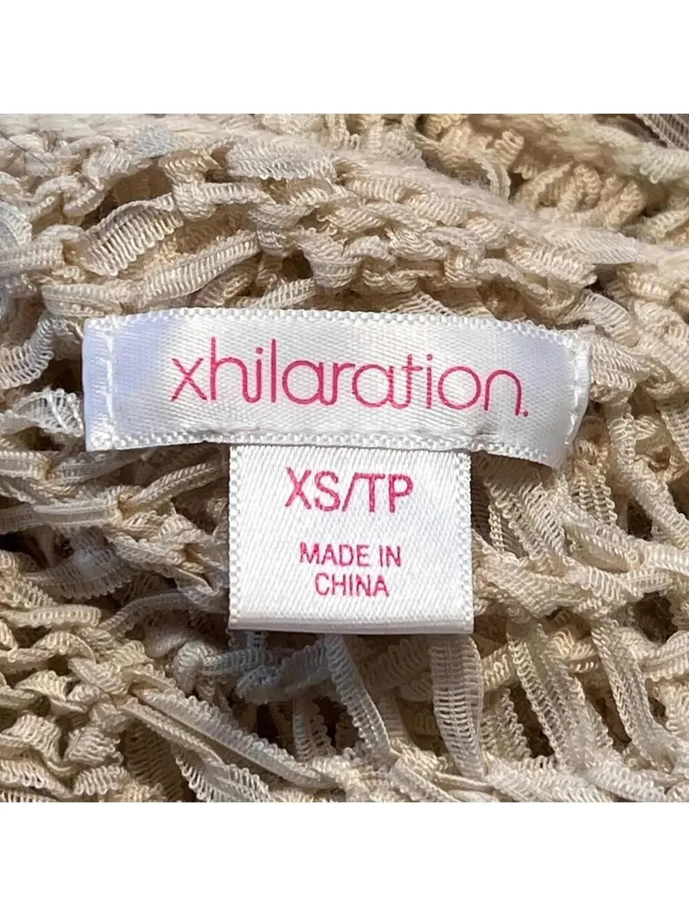 Cream Crochet Fringe Top - Picture 6 of 7